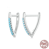 Fashion Turquoise V-type All-match Ear Clip – Stylish Gifts — 2