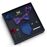 Eight Piece Tie Square Bow Tie Brooch – Jewelry Gift Ideas — 16