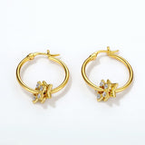 Trendy Temperament Women's Cross Circle Earrings – Gifts for Her — 1