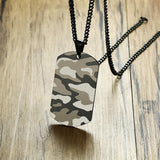 Titanium Steel Camouflage Element Tag Bullet – Jewelry Gift Ideas — 2