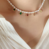 Crystal Stone Cold Simple Necklace – Jewelry Gift Ideas — 3