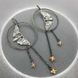 Skull Moth Pendant Earrings For Women – Jewelry Gift Ideas — 4