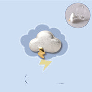 S925 Sterling Silver Sun Mood Weather Stud Earrings – Gift Ideas — 10