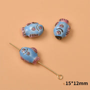 Hand-painted Yellow Small Fish Shape Ceramic – Jewelry Gift Ideas — 15