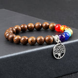 Creative 8mm Beads Tree Of Life Pendant Bracelet – Jewelry Gift Ideas — 2