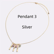 Personalized Mini Bar Birthday Stone Necklace – Jewelry Gift Ideas — 10