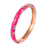 Women's Fashion Floral Enamel Drip Oil Bracelet Charm – Stylish Gifts — 9