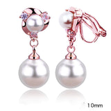Style Tassel Clip Sterling Silver Pearl Earrings – Stylish Gifts — 3