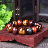 Tiger Eye Bracelet Natural Crystal Stone Buddha – Jewelry Gift Ideas — 5