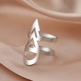 Men's And Women's Stainless Steel Arrow Shaped Rings – Gifts for Her — 7
