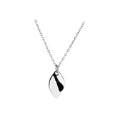 Diamond Curved Pendant Necklace – Jewelry Gift Ideas — 5