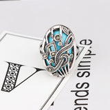 Hollow Carved Music Symbol Retro Ring – Creative Gifts — 7