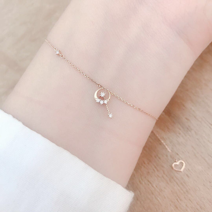 Sterling Silver Bracelet Female Korean Version – Jewelry Gift Ideas — 1