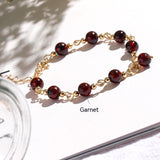 Bardo Wine Red Garnet Bracelet For Women – Jewelry Gift Ideas — 2