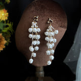 Handmade Tassel Earrings With Lily Of The Valley Buds – Birthday Gifts — 1