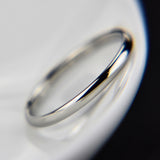 Fashion Simple Smooth Titanium Steel Ring Solid Color – Stylish Gifts — 3