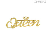 Collar Buckle Anti-fade Queen Letter Brooch Women – Jewelry Gift Ideas — 1