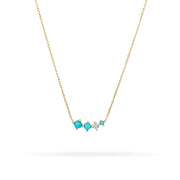 Sterling Silver Triangle Zircon Necklace – Jewelry Gift Ideas — 4