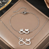 Stainless Steel Geometric 8-word Necklace – Jewelry Gift Ideas — 5