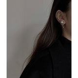 Women's Irregular Water Drop Lava Design Pearl – Gifts for Her — 4
