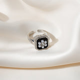 Retro Hong Kong Style Pearl Flower Ring – Stylish Gifts — 10