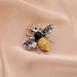 Cartoon Cute Bee Zircon Diamond Pearl Brooch – Jewelry Gift Ideas — 12