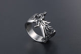 Ornament Retro Phoenix God Bird Titanium Steel Fashion – Stylish Gifts — 11