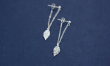 Fashion Long Leaf Back Earrings – Stylish Gifts — 5