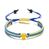 Creative Natural Stone Yellow Blue Hand Woven – Jewelry Gift Ideas — 9