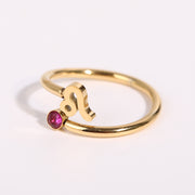 Constellation Symbol Birthstone Ring – Holiday Gift Ideas — 4