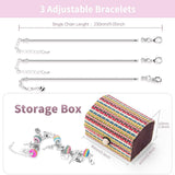 Diy Rainbow Beads Alloy Handmade Bracelet Set – Jewelry Gift Ideas — 5