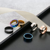 Stainless Steel Ring Male Ring Female Niche Korean – Gifts for Her — 1