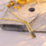 DIY Fingerprint Laser Engraving Long Necklace – Jewelry Gift Ideas — 1