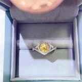 Yellow Moissanite Heart-shaped Color Yellow – Jewelry Gift Ideas — 5