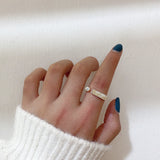 Vintage niche design zircon marble ring – Unique Gift Ideas — 7