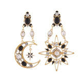 Retro Exaggerated Earrings For Women Rhinestone Pearl – Gifts for Her — 6