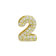 Brass 18K Zircon Diy Accessories Year Pendant – Stylish Gifts — 4