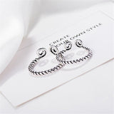 Retro woven twisted magic hoop ring – Small Gift Ideas — 3