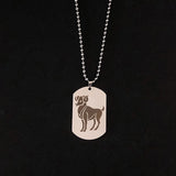 Twelve Zodiac Silver Pendant Necklace – Jewelry Gift Ideas — 1