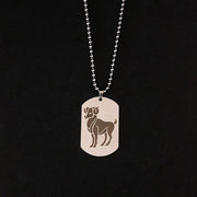 Twelve Zodiac Silver Pendant Necklace – Jewelry Gift Ideas — 1