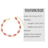 Women's Boho Colorful Oil Drop Eye Bracelet – Jewelry Gift Ideas — 9