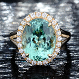 Emerald Full Diamond Micro Inlay Ring – Meaningful Gifts — 2