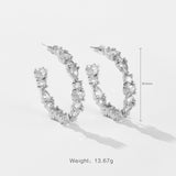 Fashion Zircon Simple Stud Earrings Women – Stylish Gifts — 3