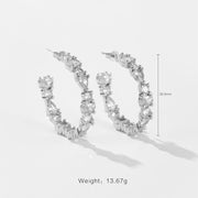 Fashion Zircon Simple Stud Earrings Women – Stylish Gifts — 3
