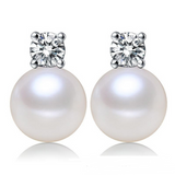 Round pearl stud earrings – Practical Gifts — 6