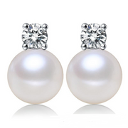 Round pearl stud earrings – Practical Gifts — 6