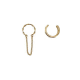 Tassel Chain Stacking Ear Cuff Set Star Zircon – Thoughtful Gifts — 4