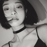 Black Velvet Neck With Collar And Chain – Unique Gift Ideas — 3