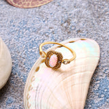 Retro Temperament Geometric Faux Opal Ring For Women – Gifts for Her — 3