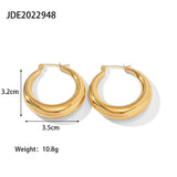 Women's High-class Titanium Hollow Earrings – Gifts for Her — 12